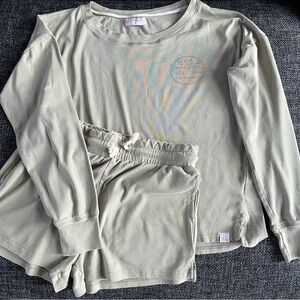 SweetHoney Women’s Athleisure Set In Sage Green Size Small